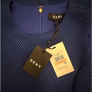 DKNY blue scuba dress
